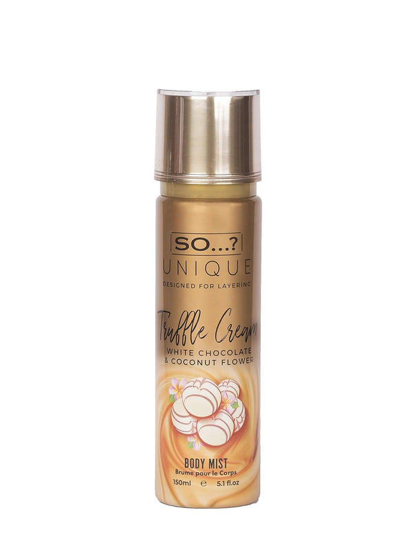 So…?...? Unique Truffle Cream Body Mist, Vanilla, Gourmand, Fruity Perfume for Women, 5.1 oz