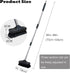 Push Broom Brush Stiff Bristles Floor Cleaning Brush Multi-Purpose Scrubber Brushes for Bathroom Bathtub Tile Floor