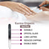Karma Organic Double Sided Glass Nail File Set of 2 for Women - Professional Nail Buffer for Manicure Pedicure Care