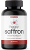 Happy Saffron Supplements - 100% Pure Saffron Extract Supplement - Mood Enhancer for Women & Men, Eye Health Support -