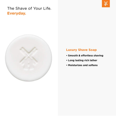 Van Der Hagen Men's Luxury Scented Shave Soap, Pack of 1