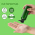 LISAPACK 3.4 oz Travel Bottles for Toiletries, Plastic Travel Size Containers for Shampoo Conditioner TSA Approved