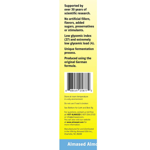 Almased Vanilla Meal Replacement Shake, Low-Glycemic High Plant Protein Powder, 17.6 oz (1.1 Pound)