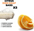 Citrus Essential Oil Dish Soap Bar, Organic, Pack of 3 (3.8 oz each), Non-Toxic, Sustainable