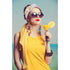 Summer Fruit Headbands for Women Tropical Strawberry Pineapple Banana Watermelon Headbands Jeweled Rhinestone Knotted Headbands Summer Beach Hair Accessories Outfits Vacation Gifts (Fruit C-White)