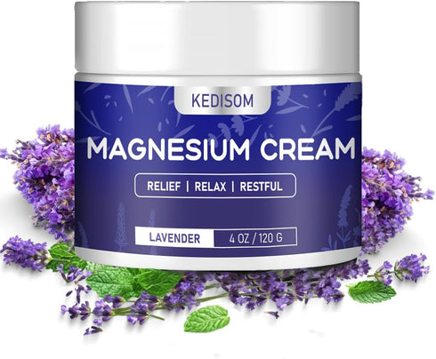 Magnesium Cream for Sleep - Natural Topical Magnesium Lotion, Calm - Nighttime