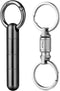 TISUR Keychain Pill Holder+TISUR Titanium Quick Release Keychain