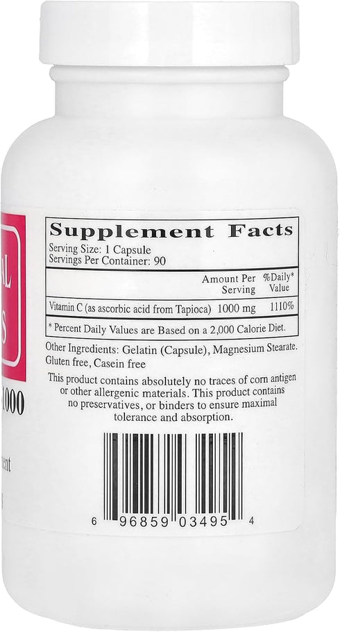 Vitamin C-1000 from Tapioca, 90 Capsules