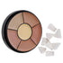 MEICOLY 6 Shades High Coverage Concealer, Tattoo Cover Palette with 8 pcs White Makeup Sponges