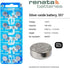 Renata 357 SR44W 1.55V 357 (2 Count) Batteries - Silver Oxide Watch Battery