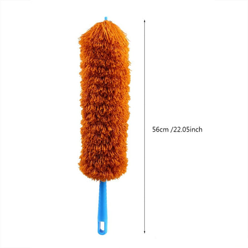 Washable Anti-Static Duster, Soft Microfiber Cleaning Tool for Home Furniture and Car (Dark Brown)