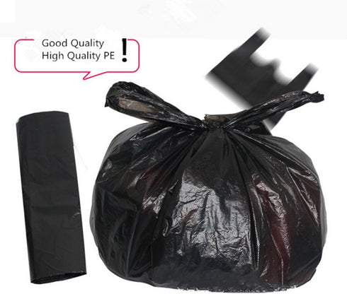 100 Count Small Trash Bags, 3 Gallon Extra Strong Disposable Kitchen Wastebasket Bags for Home, Office, Bathroom, Black