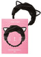 I DEW CARE Face Wash Headband - Black Cat | Adorable Design for Washing & Cleansing, Quick Dry