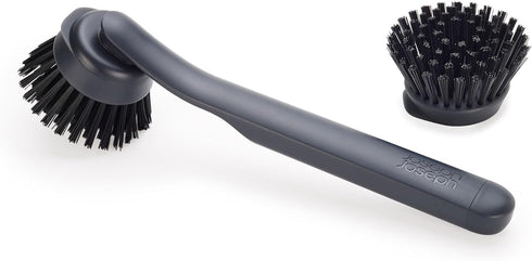 Joseph Joseph SinkTech Dish Brush with Replacement Head, Durable Bristles, Easy to