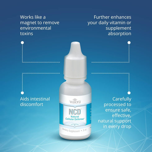 Immune .5 oz 90 Natural Cellular Defense (NCD) Liquid Supplement, Advanced Mineral & Botanical Formula, Daily