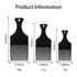 3pcs Wide Comb Set, Black Barber Hair Wide-tooth Combs for Thick Hair Styling, Plastic Molding Hairdressing Tools