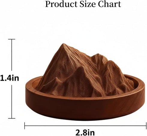 Nythriel Passive Essential Oil Diffuser Wood Petal-Like, Small Portable Aromatherapy Diffuser Layered, Mini No-Electric
