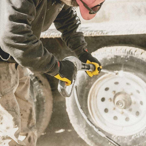 Watson Gloves ' Flextime Water Resistant High-Performance Sustainable Work Glove - Dryhide Goatskin Palm, Spandex