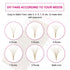 Volume Eyelash Extensions 0.07 C Curl, Faux Mink Self Blooming Colored Lash Extensions, 8-14mm (Blond 0.07-C)