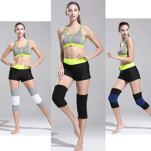 1 Pair Women Men Elastic Knee Brace, Winter Thermal Soft Knee Pad Support for Joint Pain, Arthritis Pain Relief