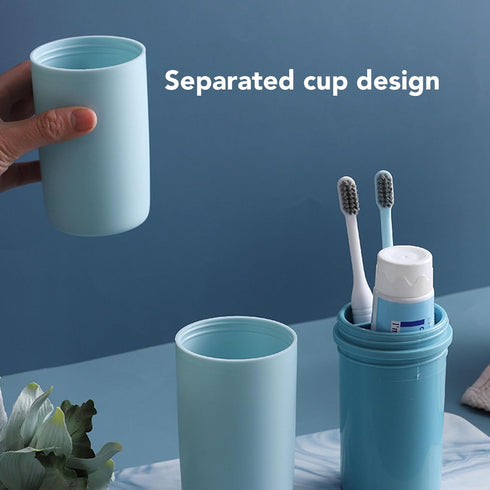 Set, Sorandy Portable Toothbrush Toothpaste Holder, Multifuction Toothbrushes Toothpaste Travel Toothbrush Case