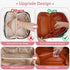 Large Capacity Travel Cosmetic Bag, Plaid Checkered Makeup Bag, Portable Waterproof Skincare Bag