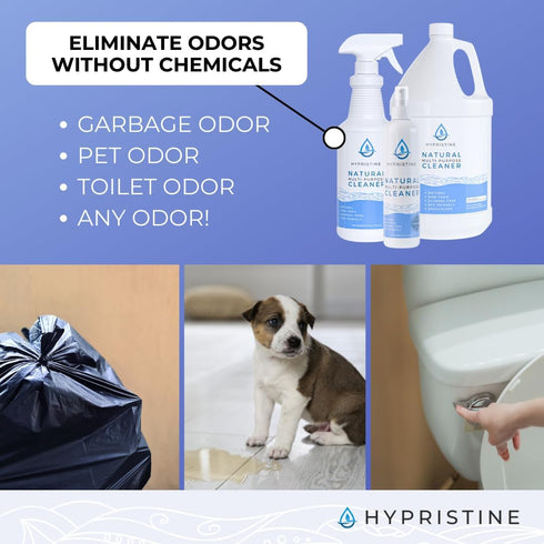 PURE Multi-Purpose Cleaner Hypochlorous Acid Spray, 0% Bleach, 0% Alcohol, Food Safe, Eliminate Allergens