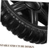 Gatuida 4pcs Push Cart Wheels for Grocery Trolley PU Rolling Cart Wheels Easy Installation for Uneven Surfaces