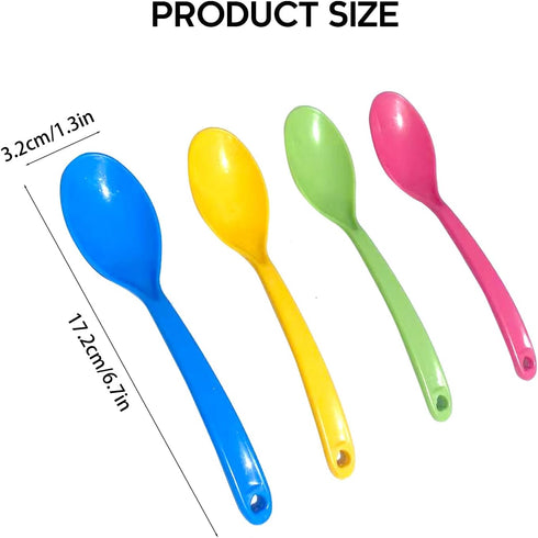 UDBTD Frozen Frozen Countertop 4 12 Stock Your Home With Sturdy Large Eco-Friendly Plastic Spoons, Yogurt Ice Cream