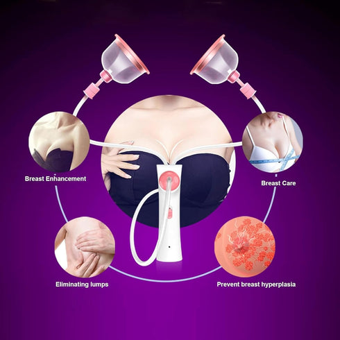 XFIXWSASV Charging,13.5cm Electric Breast Massager Promote Blood Circulation Anti Sagging Breasts Relax Machine USB