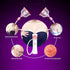 XFIXWSASV Charging,13.5cm Electric Breast Massager Promote Blood Circulation Anti Sagging Breasts Relax Machine USB