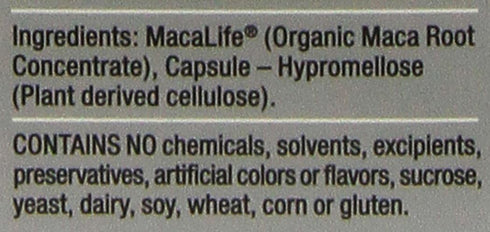 Femmenessence MacaLife – Natural Hormone Balance Supplements for Women, 120 Maca Capsules, Relief of Hot Flashes
