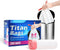 TPPlastic 8 Gallon Drawstring Trash Bags, Unscented, 200 Count - Small Kitchen Garbage Bags, 7-8 Gallon
