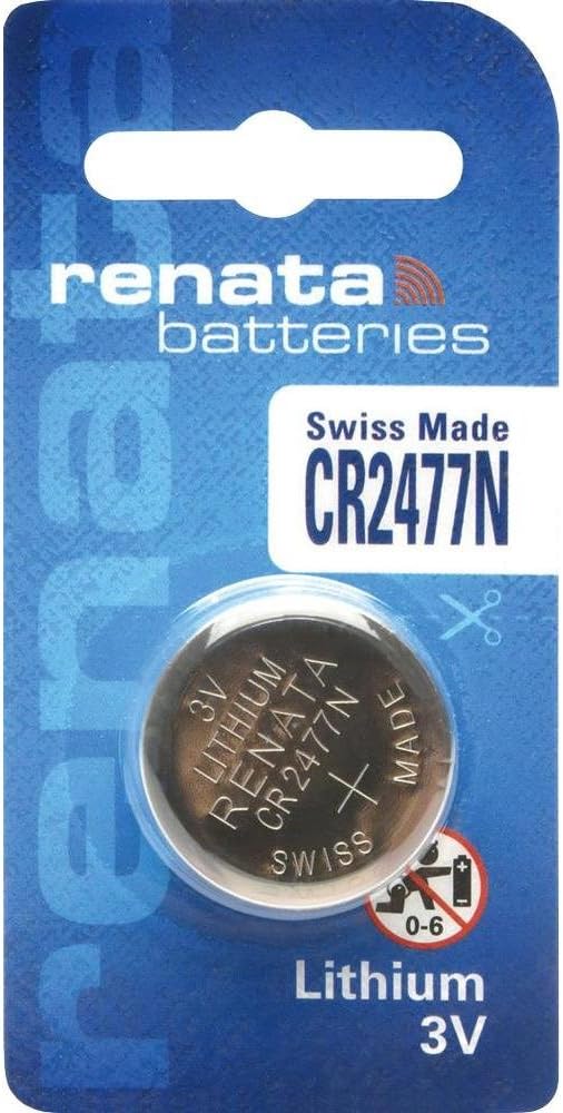 Renata CR2477N 3 Volt Lithium Battery (6 Batteries)