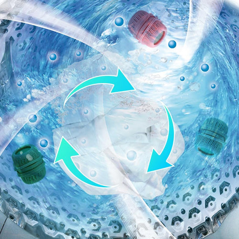 3pcs/Set Washing Machine Laundry Ball, Fabric Softener Dispenser Laundry Balls for Removal Washer Ball Dryer