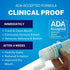 Dr. B Dental Solutions Cleanadent Denture and Gum Toothpaste, 4 oz - ADA Accepted, All-Natural for Odor and Stain