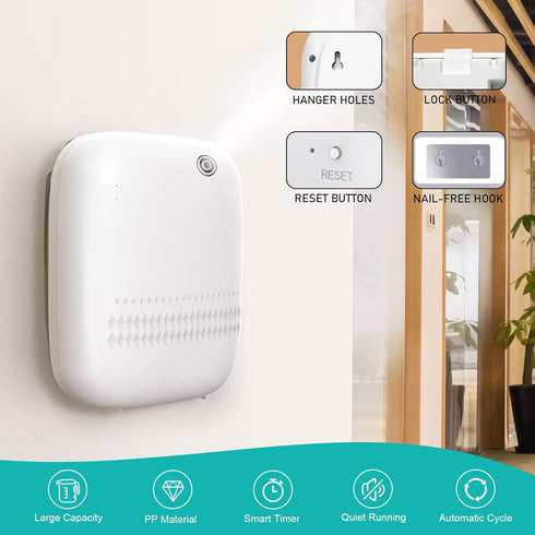 Scentiplus 400ml 2000 Scent Air Machine for Home, & Sq. Ft Coverage, Bluetooth Waterless Essential Oil Diffuser