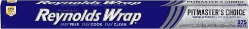 Reynolds Wrap Pitmaster's Choice Extra Thick Grill Foil, 18 Inch, 37.5 Total Sq. Ft.