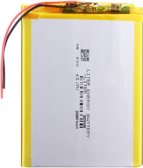 Liter energy battery Liter 3.7V 2500mAh 3070100 Lipo Battery Rechargeable Lithium Polymer ion Battery Pack