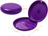 2 Pack Retainer Cases - Solid Orthodontic Retainer Case (Purple)