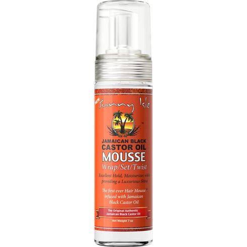 Sunny Isle Jamaican Black Castor Oil Mousse Wrap Set Twist 7oz - Excellent Hold, Luxurious Shine, Moisturizes