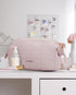 BAGSMART Makeup Bag, Travel Cosmetic Organizer Case, Puffy Padded Makeup Bags for Women, Pink