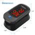 Mibest CN160 Fingertip Pulse Oximeter, Blood Oxygen Saturation Monitor with Batteries Included (Black)