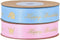 Happy Birthday Ribbon 2 Rolls, 1.5cm Satin Gift Wrap Ribbons for Bouquet, DIY Flower Birthday Wrapping, Party Supplies