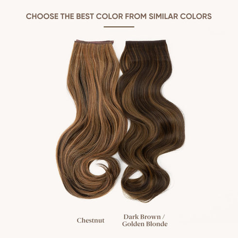 SARLA Invisible Wire Hair Extensions, 3 Clips Synthetic Wavy Curly Hairpiece, Adjustable Transparent Headband, 16 Inch