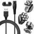 Universal Power Charger Cord for Electric Shaver, Compatible with Skull Head Shaver and More