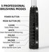 Veseek 6 Toothbrush-5 Charge,2Min Timer,IPX7 Diamond Sonic Electric Toothbrush Bling Rechargeable Toothbrushes
