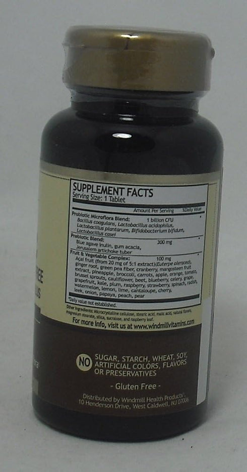 Windmill Probiotic Lactose Free Berry Chewables - 100 Count