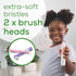 Beurer TB10 Kids Electric Toothbrush Kit - Fun Polly The Panda Cap, 2 Extra-Soft Brush Heads, BPA-Free