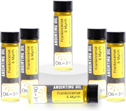 Oil Of Joy 1/4 Package 6 Swanson Christian Products Anointing Oil - Frankincense and Myrrh - Ounce